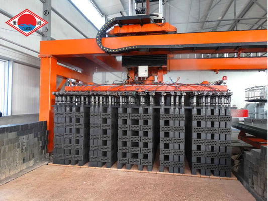 PLC Control Automatic Hollow Bricks Robot Stacking Machine